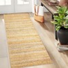 Machine Washable Runner Rugs 2x6 Modern Farmhouse Area Rugs with Non-Slip Backing Gradient Woven Hallway Rugs Non-Shedding Soft Low Pile Rug - 4 of 4