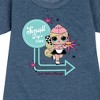 Girls' - LOL Surprise! - Small Fry Café Graphic Short Sleeve Fleece Dress - 2 of 4