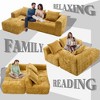 CAVINAS Modern Modular L-Shaped Sofa with Chaise Longue, 98.42-inch Loveseat Sofa with Small Side Pockets, Couches for Living Room - 2 of 4