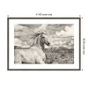 Amanti Art Free to Run by PHBurchett Wood Framed Wall Art Print - 4 of 4