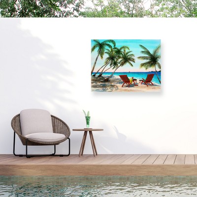 "Tropical Vacation" Outdoor Canvas