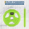 2-Inch Bumper Plates Set -Rubber Coated Cast Iron  for Home Gym Barbell Plates  Weights Options  (2.5-95 Lbs, Single/Pair/Set) - 2 of 4
