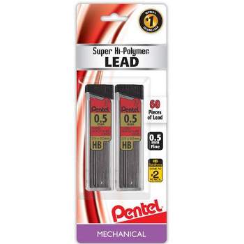 Pentel 2ct #2 0.5MM Mechanical Pencil Lead Refill