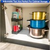 5 Star Super Deals Slim Rolling Storage Cart w/ 4 Tiers - Narrow Slide Out Shelving Utility Cart - Mobile & Modular Pull Out Storage Solution - 4 of 4