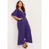 June + Vie by Roaman's Women's Plus Size Wide-Leg Jumpsuit - 4 of 4