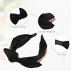 Unique Bargains Women's Bunny Ears Wide Bow Headbands - 4 of 4