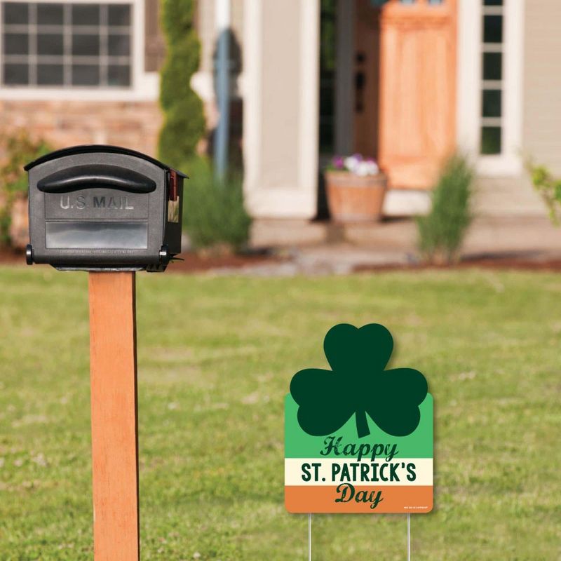 Big Dot of Happiness St. Patrick's Day - Outdoor Lawn Sign - Saint Paddy's Day Party Yard Sign - 1 Piece, 2 of 9