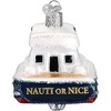 Old World Christmas Blown Glass Ornament for Christmas Tree, Charter Boat - 4 of 4