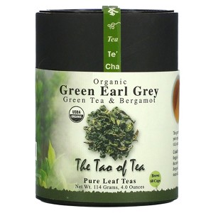 The Tao of Tea Organic Green Tea & Bergamot, Green Earl Grey, 4 oz (114 g) - 1 of 2