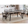 Ridstar Rectangular Large Dining Table with Adjustable Legs For Dining Room & Living Room-Gray - 3 of 4