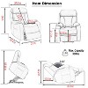 NicBex Recliner Chair Power Lift Chair with Remote Control for Elderly Sofa Chair Living Room Chairs Arm Chair for Bedroom - 4 of 4