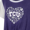 NCAA TCU Horned Frogs Girls' White Tie T-Shirt - 3 of 3