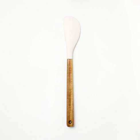 spatula, silicone & wood handle cayenne - Whisk