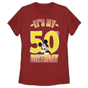 Women's Mickey & Friends It's My 50th Birthday T-Shirt