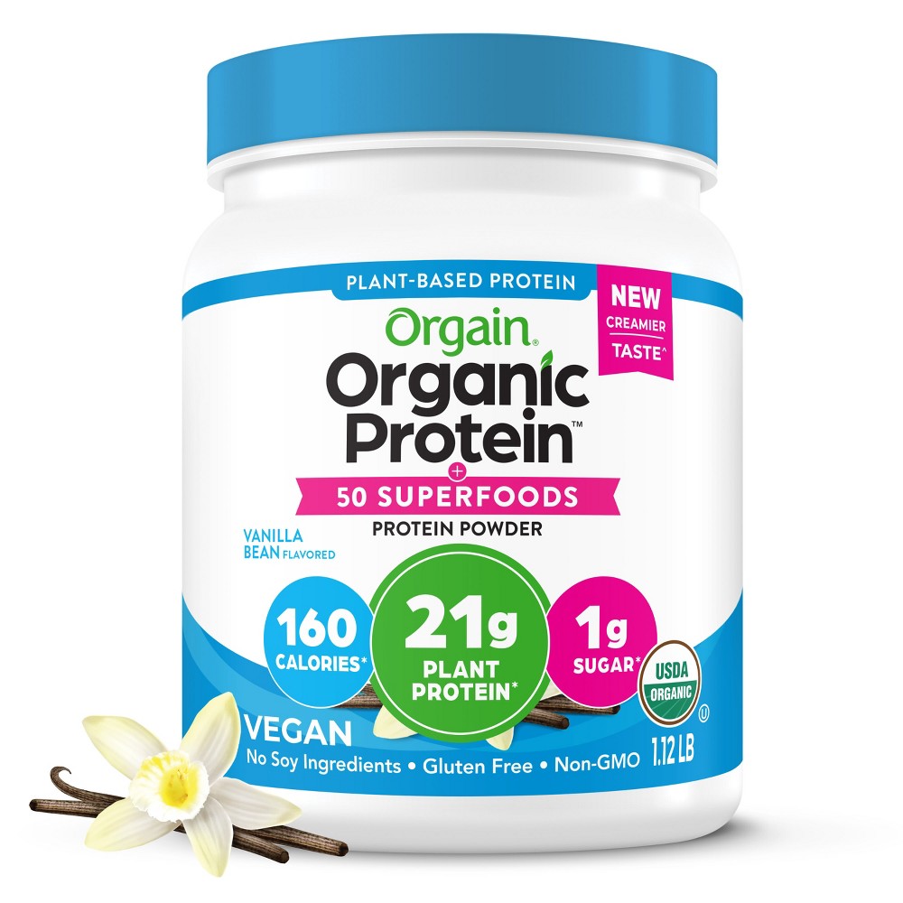 Photos - Vitamins & Minerals Orgain Organic Vegan Protein & Superfoods Organic Plant Based Powder - Vanilla - 18oz 