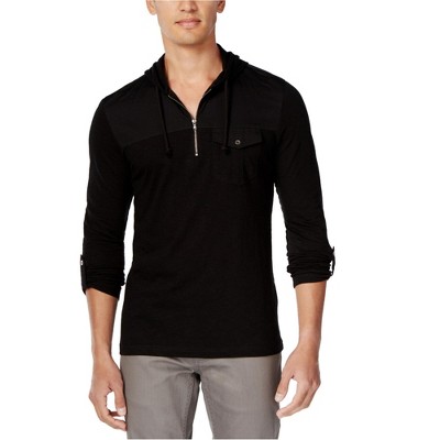 I.N.C International Concepts Mens Moto Travel Basic T-Shirt, Black, X-Small