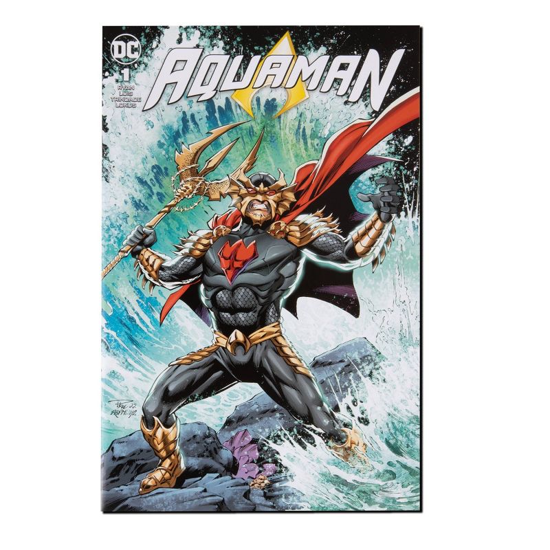 DC Direct Aquaman Ocean Master Page Punchers 7&#34; Action Figure with Comic Book, 6 of 13