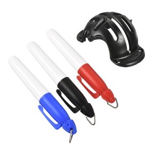 Unique Bargains Golf Ball Liner Kit with Mark Pens Set of 4 - 1 of 4
