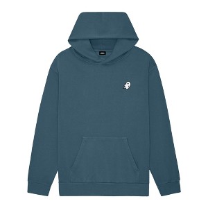 Dalix Ghost Embroidery Relaxed Hoodie Soft Fleece Sweatshirt Fit Lounge Mens - 1 of 4