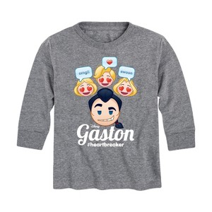 Boys' - Disney - Gaston Heartbreaker Long Sleeve Graphic T-Shirt - 1 of 4