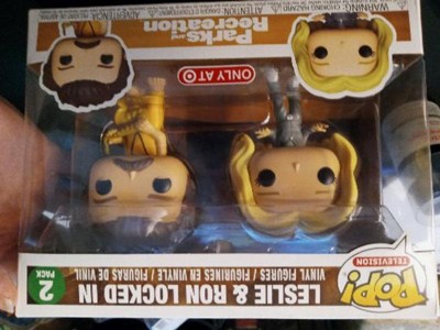 Funko Pop! Tv: Parks And Recreation - 2pk Locked In Ron & Leslie