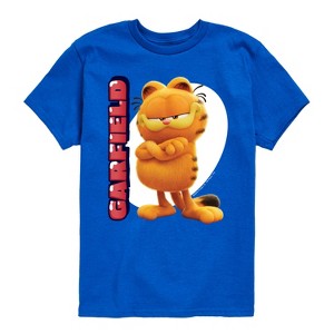 Boys' - Garfield - Garfield Movie Vertical Short Sleeve Graphic T-Shirt - 1 of 4