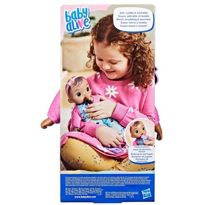 Baby Alive Sweet &#39;N Snugglier Baby Doll - Brown Hair/Brown Eyes