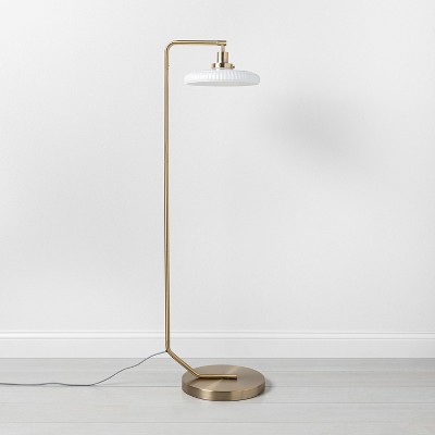 Shop Brass Floor Lamp (Includes LED Light Bulb) - Hearth & Hand with Magnolia from Target on Openhaus