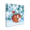Stupell Industries Sleeping Fox in Snow Canvas Wall Art - 3 of 4