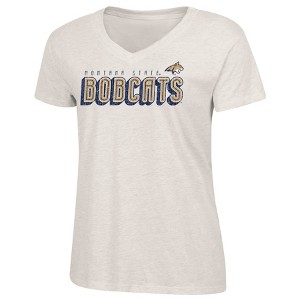 NCAA Montana State Bobcats Women's Oatmeal V-Neck T-Shirt - 1 of 3