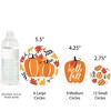 Big Dot of Happiness Fall Pumpkin - Halloween or Thanksgiving Party Giant Circle Confetti - Party Decorations - Large Confetti 27 Count - 3 of 4