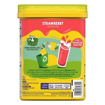 Nestle Nesquik Strawberry Flavor Powder - 18.7oz_3