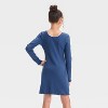 Girls' Long Sleeve Knit Dress - art class™ - 2 of 3