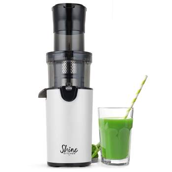 Tribest Shine Kitchen Co. Easy Cold Press Juicer with XL Feed Chute
