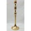 Jiallo  Brushed gold candle holder: H 20" - 2 of 2