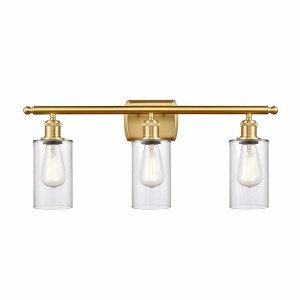 Clymer - 3 Light Bath Vanity In Art Deco Style-12 Inches Tall and 26 Inches Wide - 1 of 1