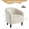 Accent Chairs Chairs Barrel Club Chairs Comfy Living Room Chairs with Sturdy Legs for Bedroom Reading Room Waiting Room - 2 of 4