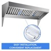 WhizMax Pack of 6 Hood Filter, 5 Grooves Commercial Kitchen Range Hood Filter, 430 Stainless Steel - 2 of 4
