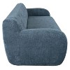 Sapphtopaz 81.5" Curved Sofa 3-Seater Minimalist Couch with Extra Large Seats and Armrest Comfy Cloud Couch for Living Room,Apartment,Bedroom - 4 of 4