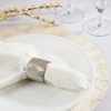 Saro Lifestyle Radiant Capiz Napkin Ring (Set of 4) - 4 of 4