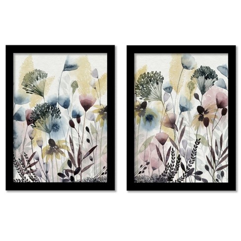 wildflower Watercolor Wall Decal Kit