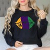 Simply Sage Market Women's Graphic Sweatshirt Mardi Gras Lips - 2 of 3