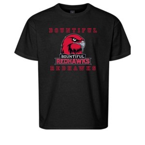 Kids Bountiful High School Redhawks Name & Graphic Essential Soft T ...