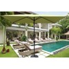 CAVINAS 6x9 FT Cantilever Patio Umbrella, Waterproof and Windproof Design with Crank, Beach Umbrella, without Base - 3 of 4