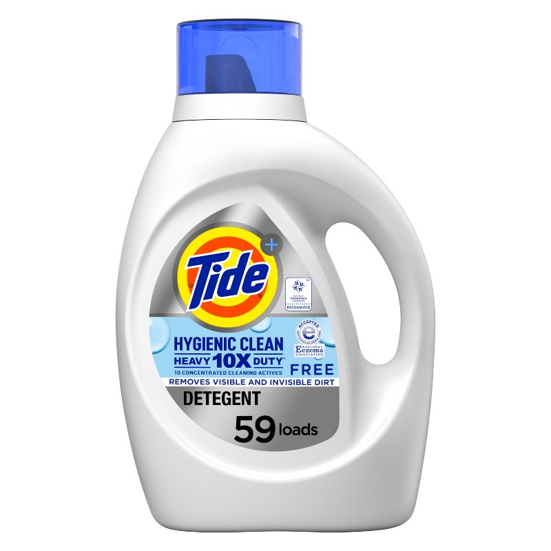 Tide Free & Gentle High Efficiency Hygienic Clean Heavy Duty Laundry Detergent Liquid Soap, 1 of 11