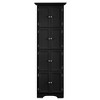 NicBex 72" Trigular Corner Bathroom Storage Cabinet,Freestanding Cabinet with 4 Shelves for Living Room,Kitchen,Bedroom&Office - 4 of 4