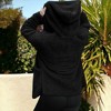 Anna-Kaci Women's Fluffy Fleece Teddy Faux Fur Coat Jacket with Hoodie - 4 of 4