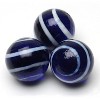 WE Games Assorted Stripe Glass Marbles for Solitaire - Set of 33 - 2 of 3