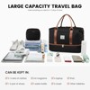 Travel Duffle Bag,Weekender Bags for Women with Shoe Compartment,Carry on Overnight Bag - 2 of 4