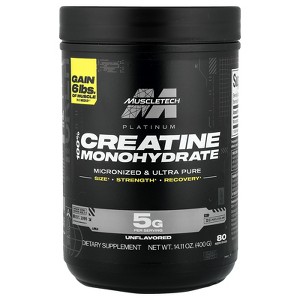 MuscleTech Platinum 100% Creatine Monohydrate, Unflavored, 14.11 oz (400 g) - 1 of 4